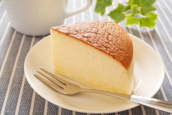 receita de bolo japonês ou bolo nuvem derrete na boca