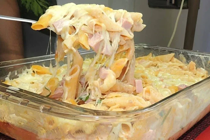 receita de macarrão de forno cremoso