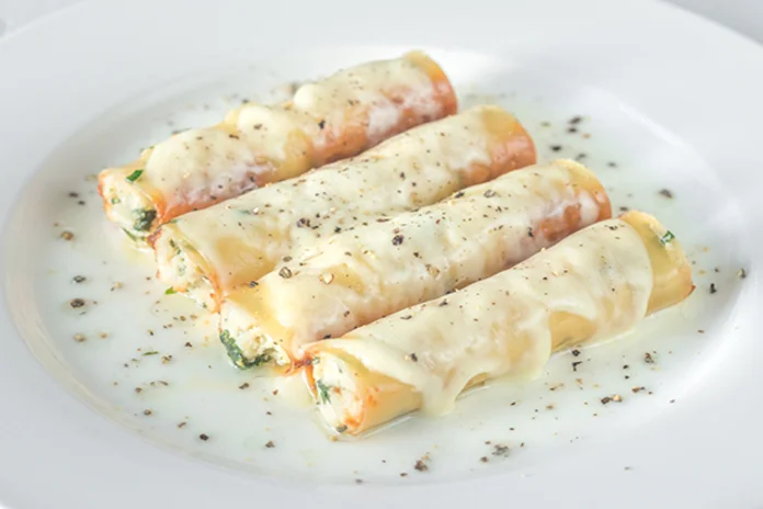 receita de canelone natalino delicioso