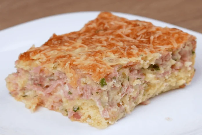 receita de torta perfeita de presunto e queijo