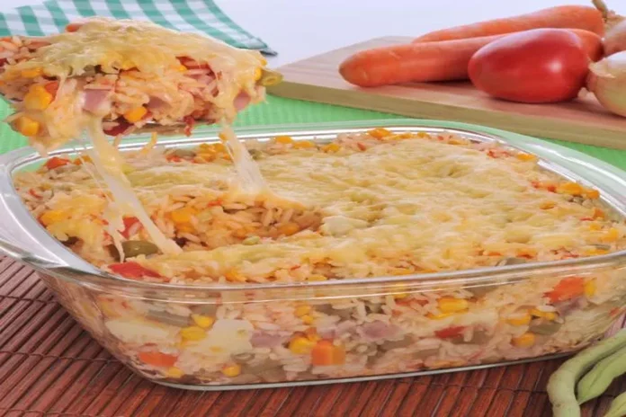 receita de arroz de forno super rápido