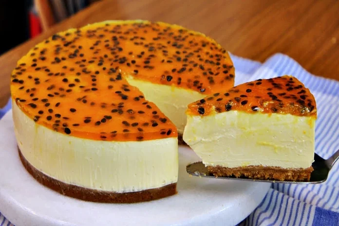 receita de torta de maracujá deliciosa