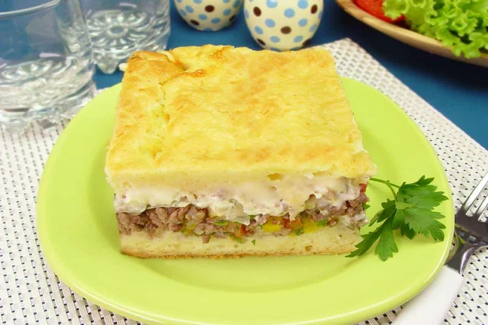 receita de torta de carne moída com requeijão