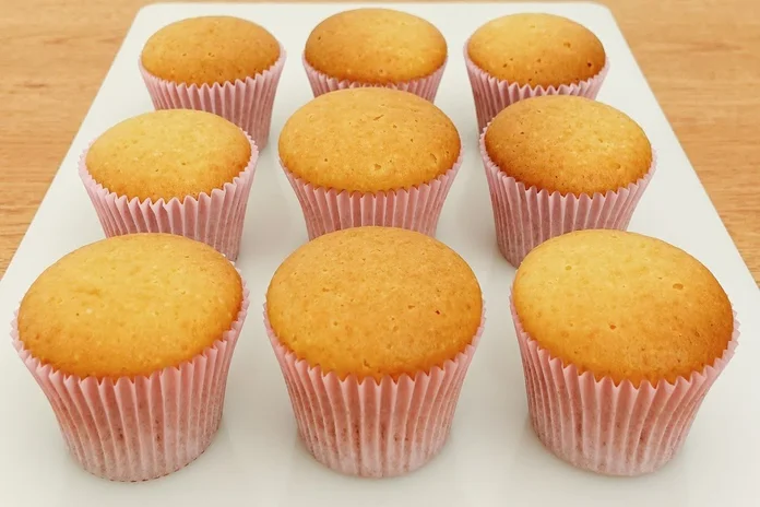 receita de cupcake de baunilha massa fofinha