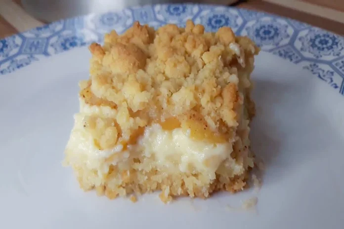 receita de torta de maça cremosa com farofa doce prática