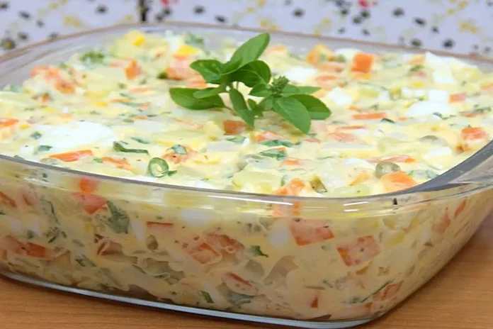 receita de salada de maionese tradicional