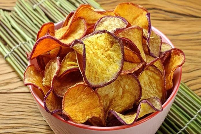 batata doce frita crocante