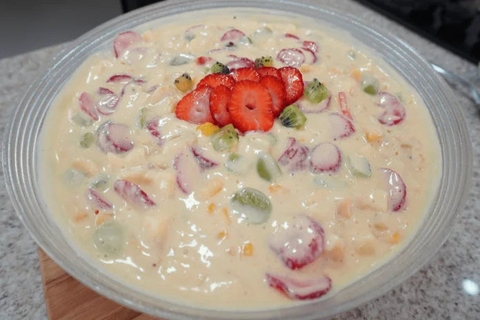 salada de frutas simples e deliciosa
