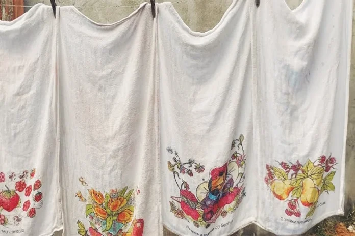 receita caseira poderosa para limpar seus panos de prato