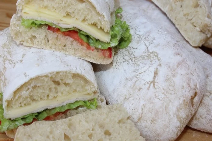 pão italiano sem amassar rapidinho fica pronto