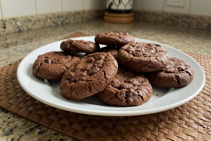 receita de cookies de chocolate fácil
