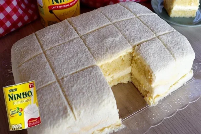bolo gelado de leite ninho o melhor