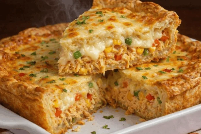 torta de frango de liquidificador da dona ana é prática e muito saborosa